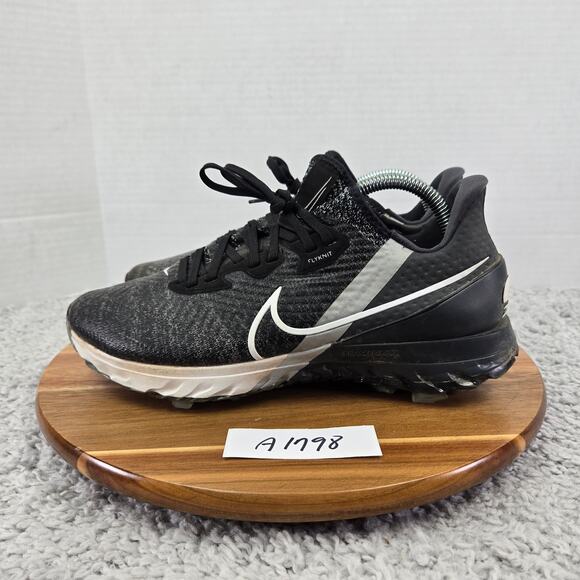 Nike Air Zoom Infinity Tour Black Platinum White Golf Shoes Mens 8.5 CT0540-001 - Picture 1 of 13